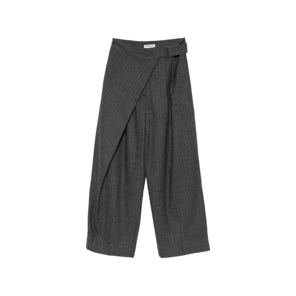 La Piscine Grey Trousers - Tailored Trousers Women